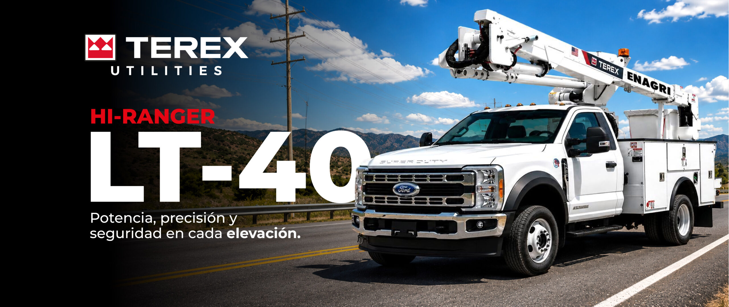 Terex Hi-Ranger LT40 - Potencia, precisión y seguridad en cada elevación